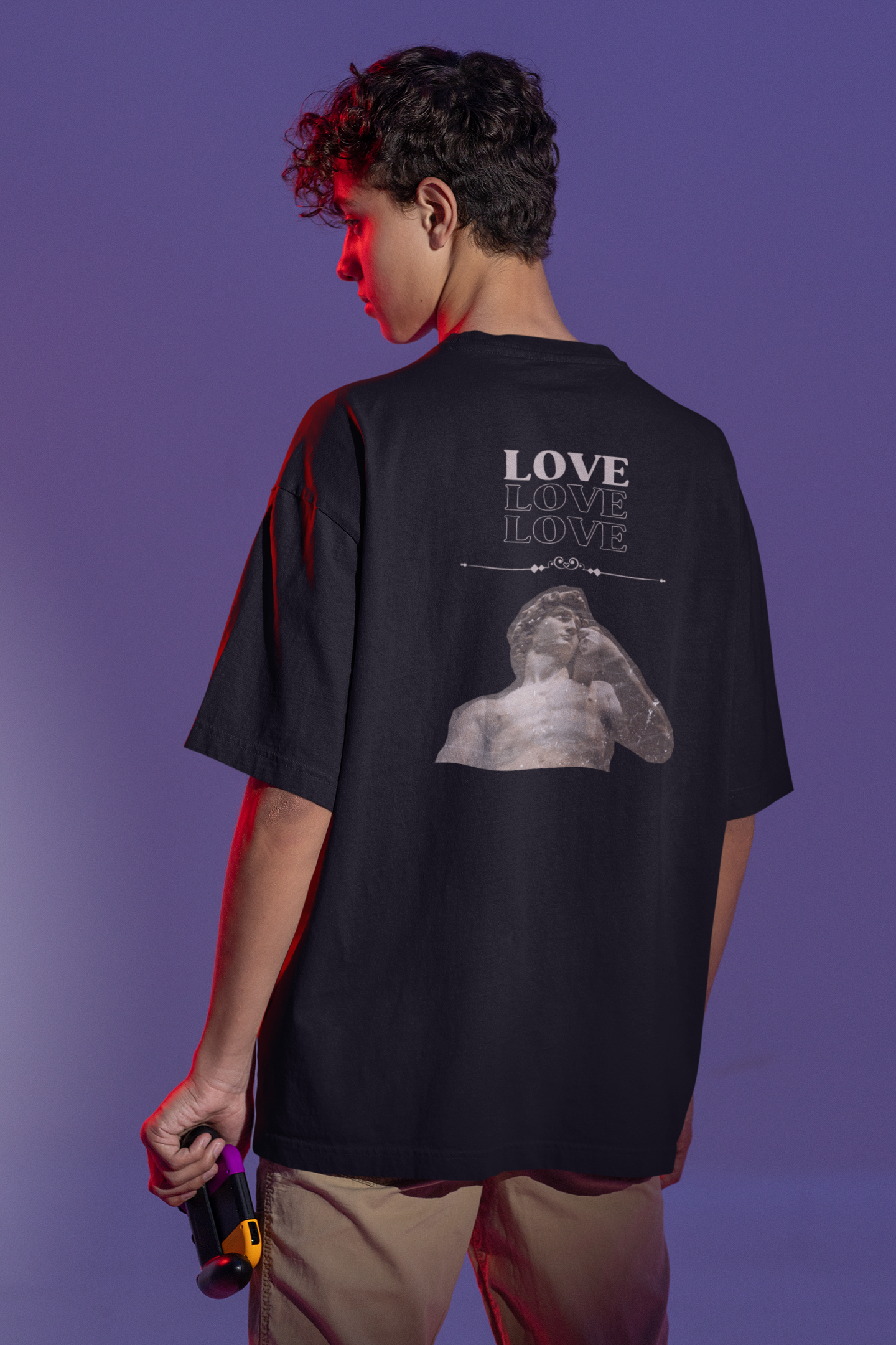 Greek Love Oversized T-Shirt